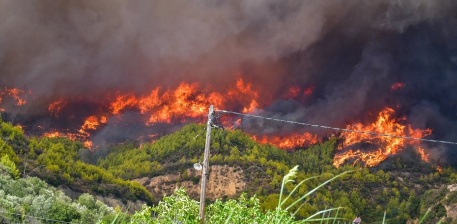 Φωτιά στην Ηλεία: Μήνυμα του 112 για εκκένωση 8 οικισμών