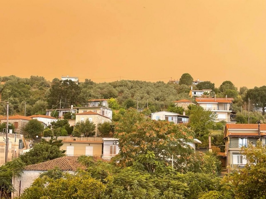 Η Εύβοια στο έλεος της πύρινης λαίλαπας